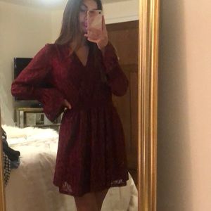 Burgundy Disney Dress